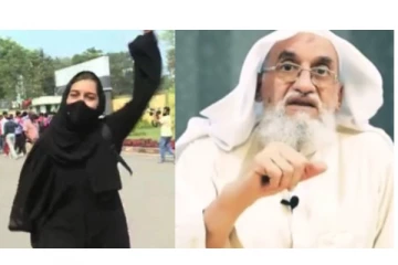 ஹிஜாப் விவகாரம் - 'அல்லாஹ் அக்பர்' என முழக்கமிட்ட முஸ்லீம் மாணவிக்கு அல்கொய்தா ஆதரவு - வீடியோ வெளியானதால் பரபரப்பு