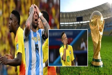 உலகக் கோப்பை கால்பந்து தகுதி சுற்றில் அர்ஜெண்டினா - பிரேசில் தோல்வி! அதிர்ச்சியில் இரசிகர்கள்