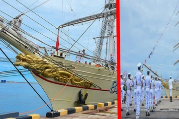 இலங்கை வந்த சீன போர் பயிற்சி கப்பல்
