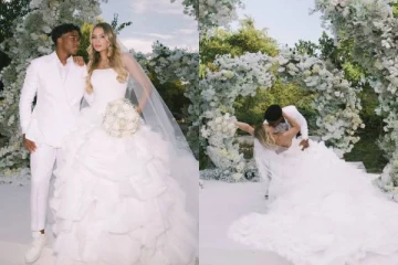 23 வயது காதலியை மணந்த 18 வயது பிரபல கால்பந்து வீரர்: திகைப்பில் ரசிகர்கள்