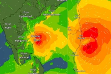 ? Live: பலத்த சூறாவளி காற்றுடன் கரையை கடக்கும் மாண்டஸ் புயல்