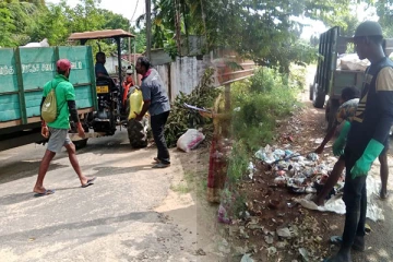 வடமராட்சி தெற்கு - மேற்கு பிரதேச சபையின் ஏற்பாட்டில் டெங்கு ஒழிப்பு வேலைத்திட்டம்