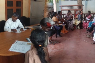 கிளிநொச்சியில் காணாமல் ஆக்கப்பட்டவர்கள் தொடர்பிலான சாட்சியங்களின் பதிவுகள் முன்னெடுப்பு