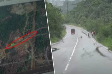 இலங்கையில் முதல் முறையாக கண்டுபிடிக்கப்பட்ட மாய வீதி! (படங்கள்)