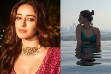 நடிகை அனன்யா பாண்டேவின் நீச்சல் குள புகைப்படங்கள் இதோ..