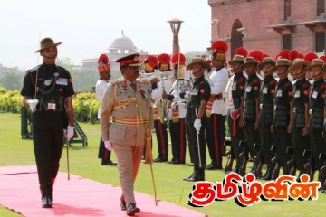 இலங்கையின் இராணுவ தளபதி இந்தியாவுக்கு மேற்கொண்டுள்ள அதிகாரபூர்வ பயணம்