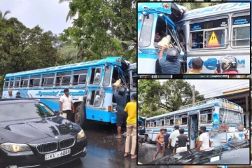 கொழும்பில் பாடசாலை மாணவர்களை ஏற்றிச்சென்ற பேருந்து விபத்து