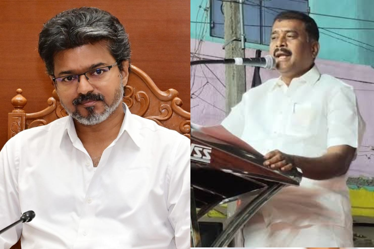 தமிழகத்தில் பரபரப்பு - முதல்வர் விஜய்க்கு பகிரங்க மிரட்டல்: தி.மு.க. MLA கைது | Dmk Mla Arrested Over Threatening Tn Cm Vijay தமிழகத்தில் பரபரப்பு - முதல்வர் விஜய்க்கு பகிரங்க மிரட்டல்: தி.மு.க. MLA கைது | Dmk Mla Arrested Over Threatening Tn Cm Vijay