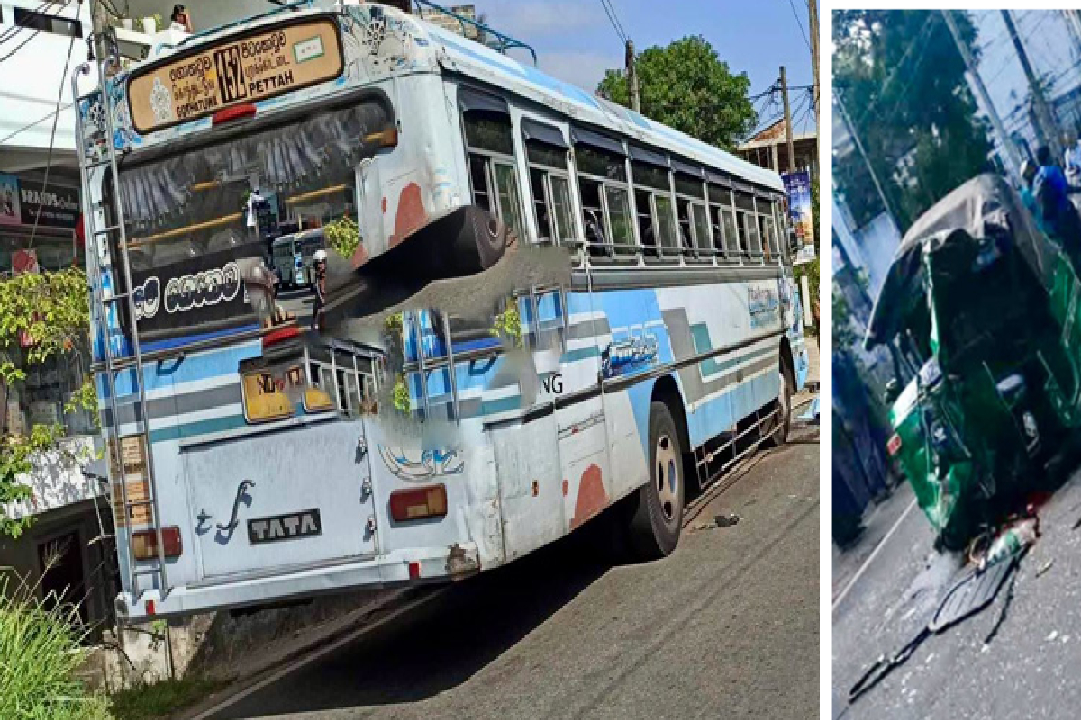 வீதி விபத்தில் ஸ்தலத்தில் பறிபோன உயிர் | Life Lost In A Road Accident In Kolonnawa