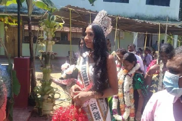 அம்பாறையின் தமிழர் பகுதியில் பிரித்தானியாவின் உலக அழகி