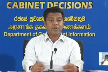 අද කැබිනට් තීරණ සියල්ල මෙන්න [LIVE]
