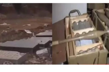 கல்லைறைகளுக்கு உள்ளே சுரங்கப்பாதை - ராணுவம் வெளியிட்ட அதிர்ச்சி வீடியோ!