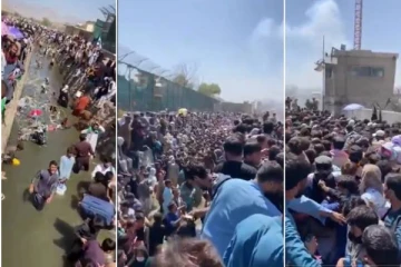 நேற்று காபூல் விமான நிலையத்தில் பயங்கர தாக்குதல் உலுக்கிய பிறகு... இன்றைய நிலை? நிம்மதியை குலைக்கும் காட்சி