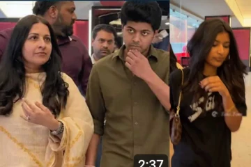 மகன் ஜேசனுக்காக FDFS பார்க்க ஓடோடி வந்த அம்மா சங்கீதா, தங்கை சாஷா..