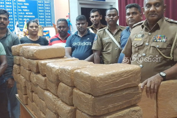 பருத்தித்துறை பொலிஸார் அதிரடி: மூன்று கோடிக்கு மேற்பட்ட கஞ்சா மீட்பு | Jaffna Police Three Crores Of Cannabis Recovered