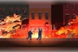 ජතික පුස්තකාලය හදිසියේ ගිනි ගනී..