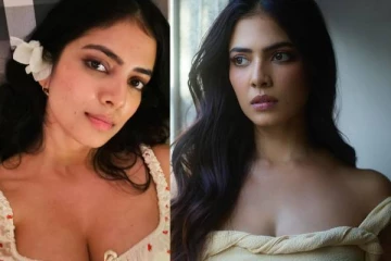 குழந்தை ஆடையில் இப்படியொரு போஸ்!! ரசிகர்களை வியக்க வைக்கும் நடிகை மாளவிகா மோகனன்..