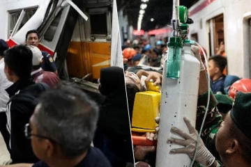 வெளிநாடொன்றில் இரு தொடருந்துகள் மோதி பயங்கர விபத்து : 14 பேர் உயிரிழப்பு