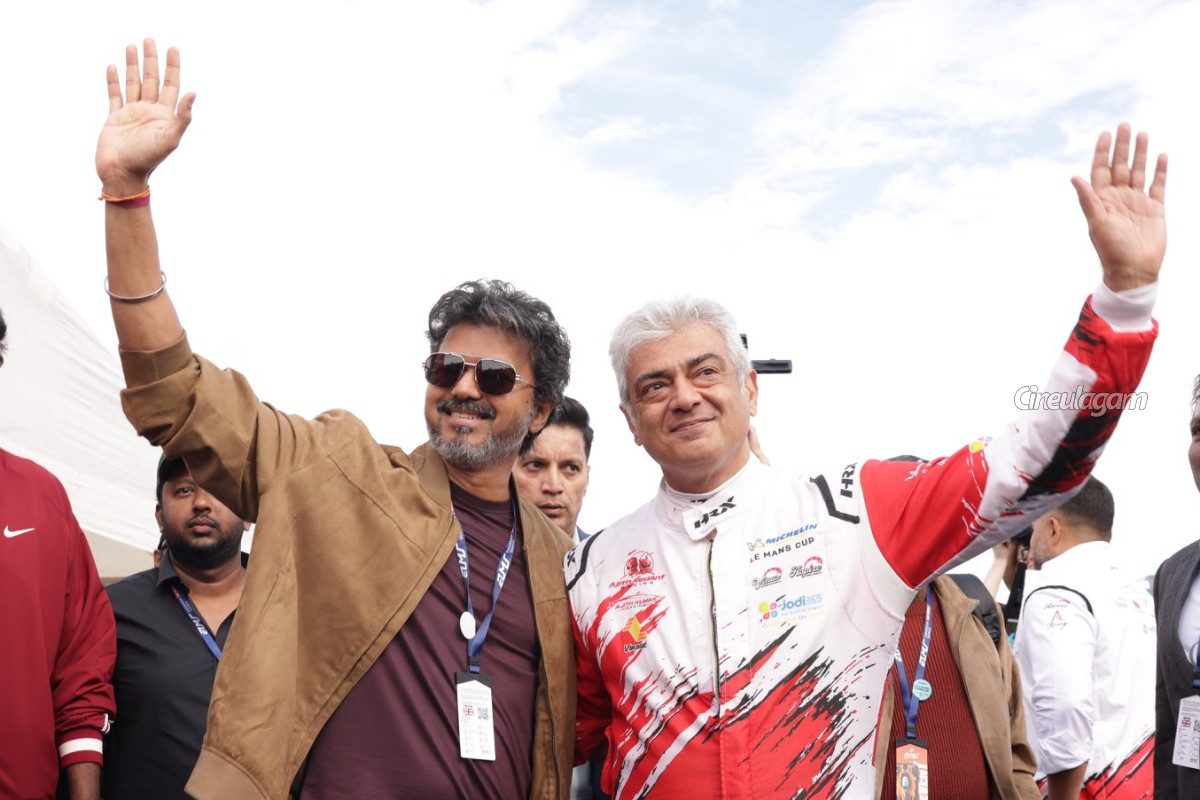 ஓடிச்சென்று அஜித்தை கட்டியணைத்த விஜய்.. படுவைரல் ஆகும் வீடியோ, புகைப்படங்கள் | Vijay Meets Ajith In London Viral Photos And Video