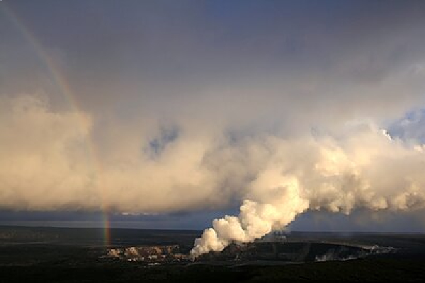 Volcano on Hawaii Island - america