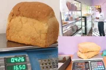 நிறைகுறைந்த பாண் விற்பனை : திடீர் சோதனையில் சிக்கிய பலர்