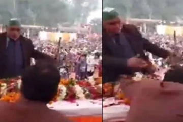 பாஜக எம்எல்ஏ கன்னத்தில் அறைந்த விவசாயி - சிக்கினது யார் தெரியுமா?