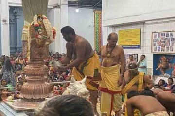 வரலாற்று பிரசித்திபெற்ற முன்னேஸ்வர ஆலய கொடியேற்றம்