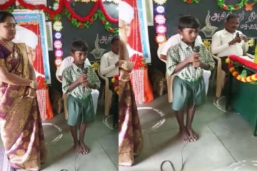 துக்கத்திலும் ஆசிரியர்களுக்கு நன்றி சொன்ன பள்ளி மாணவன் : நெகிழ்ச்சி சம்பவம்