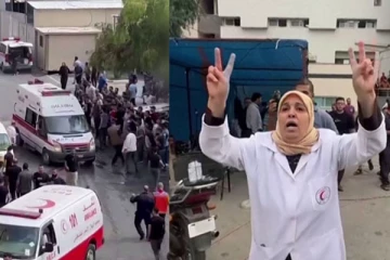 இஸ்ரேல் தாக்குதலில் காயமடைந்தவர்களுக்கு முதலுதவி அளித்த செவிலியருக்கு காத்திருந்த அதிர்ச்சி