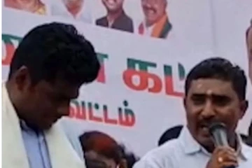 அமித்ஷா பெரிய சங்கி  அண்ணாமலை சின்ன  சங்கி: பரபரப்பான  திருப்பூர் பாஜக கூட்டம்!