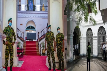 அலரிமாளிகைக்குள் நுழைந்த இருவர் அதிரடியாக கைது