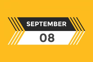 செப்டம்பர் மாதம் 8 ஆம் திகதி விசேட தினமாக அறிவிப்பு