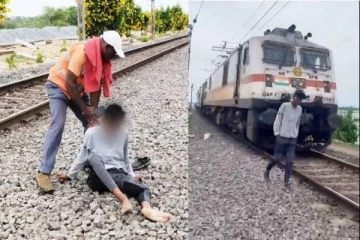 ரீல்ஸ் மோகம்; ரயில் முன் வீடியோ எடுத்த மாணவன் மீது மோதிய ரயில் - துாக்கி வீசப்பட்ட அதிர்ச்சி வீடியோ