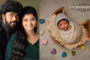 முதன்முதலாக மகனின் புகைப்படத்தை வெளியிட்ட சாண்டி: என்ன பெயர் வைத்திருக்கிறார் தெரியுமா?