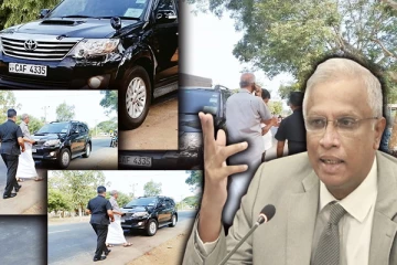 யாழ் நோக்கி பயணித்த சுமந்திரன் வாகனம் விபத்து