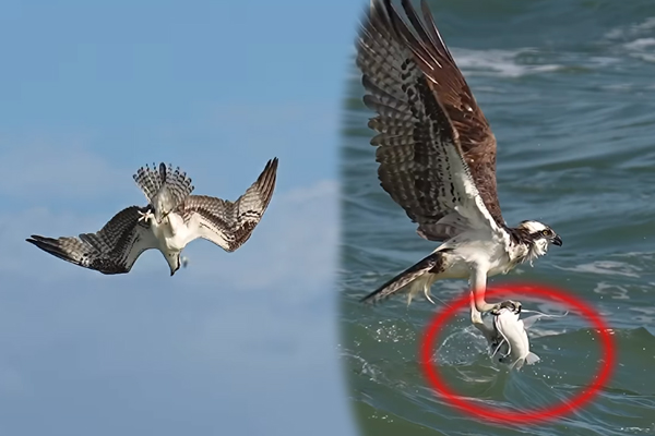 Viral Video: தலைகீழாக பறந்து வந்த கழுகு... மின்னல் வேகத்தில் நடந்த மீன் வேட்டை | Eagle Upside Down Hunt Big Fish Viral Video Viral Video: தலைகீழாக பறந்து வந்த கழுகு... மின்னல் வேகத்தில் நடந்த மீன் வேட்டை | Eagle Upside Down Hunt Big Fish Viral Video