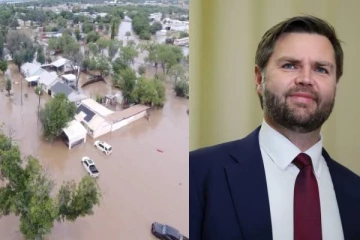 நூறைத் தாண்டிய பெருவெள்ள உயிரிழப்புகள்: நட்சத்திர ஹொட்டலில் சாப்பிட்ட அமெரிக்க துணை ஜனாதிபதி