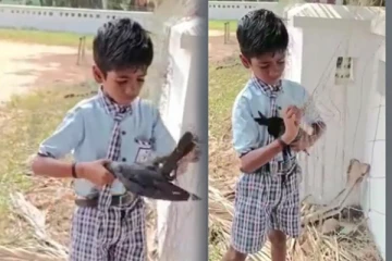 Viral Video: பாடசாலை மாணவனின் நெகிழ்ச்சியான செயல்: வைரலாகும் வீடியோ!