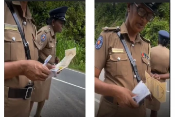 காவல்துறையின் விநோத குற்றச்சாட்டு: வைரலாகும் காணொளி