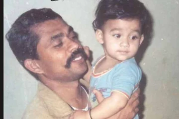 சிறுவயது தனது தந்தையுடன் இருக்கும் இந்த பிரபல டாப் நாயகி யார் தெரிகிறதா? அவங்களே தான்