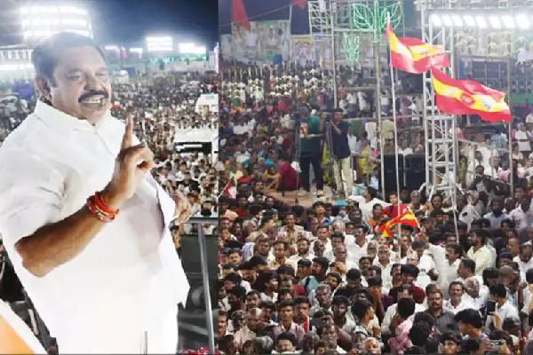 அதிமுக - தவெக கூட்டணி; அதிமுக கூட்டத்தில் பறந்த தவெக கொடி! | Alliance Between Tvk Aiadmk Flag Hoisted