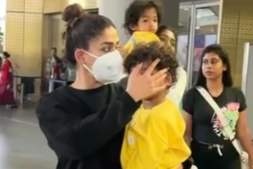 குழந்தையுடன் ஏர்போர்ட் வந்த நயன்தாரா.. கேமராவை பார்த்ததும் செய்த விஷயம்