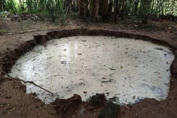 கிளிநொச்சியில் பரபரப்பு சம்பவம்: திடீரென முற்றாக தாழிறங்கிய கிணறு