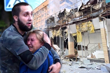 பீட்சா உணவகம் மீது ரஷ்யா ஏவுகணை தாக்குதல்- வெளிநாட்டு பத்திரிகையாளர்களுக்கு குறி?