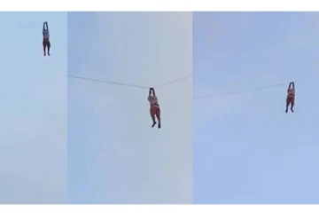 பட்டம் விட்ட இளைஞரை தூக்கிச் சென்ற பட்டம் - நெஞ்சை பதைபதைக்க வைக்கும் வீடியோ