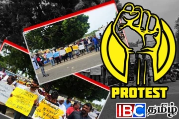 காற்றாலை திட்டத்திற்கு எதிராக மன்னாரில் 16 ஆவது நாளாக தொடரும் போராட்டம்