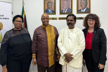 இலங்கைக்கான தென்னாபிரிக்கத் தூதுவரை சந்தித்த சிறீதரன்