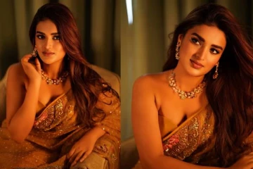 31 வயது நடிகை நிதி அகர்வால் சேலையில் எப்படி உள்ளார் பாருங்க