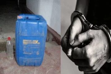 வீட்டில் சூட்சுமமான முறையில் மறைத்திருந்த கசிப்புடன் 24 வயதுடைய இளைஞர் கைது!