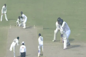 படு மோசமாக விளையாடி விக்கெட்டை பறிக்கொடுத்த ரஹானே